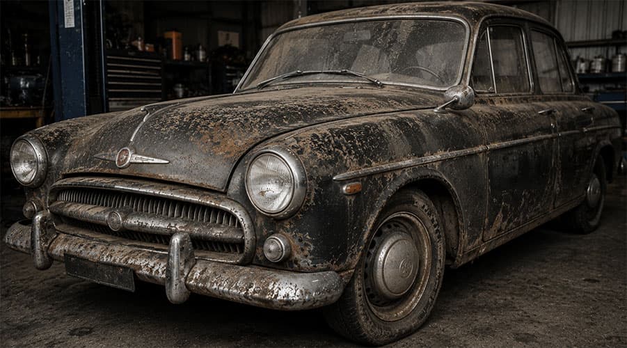 Oldtimer-Restauration - Vorher