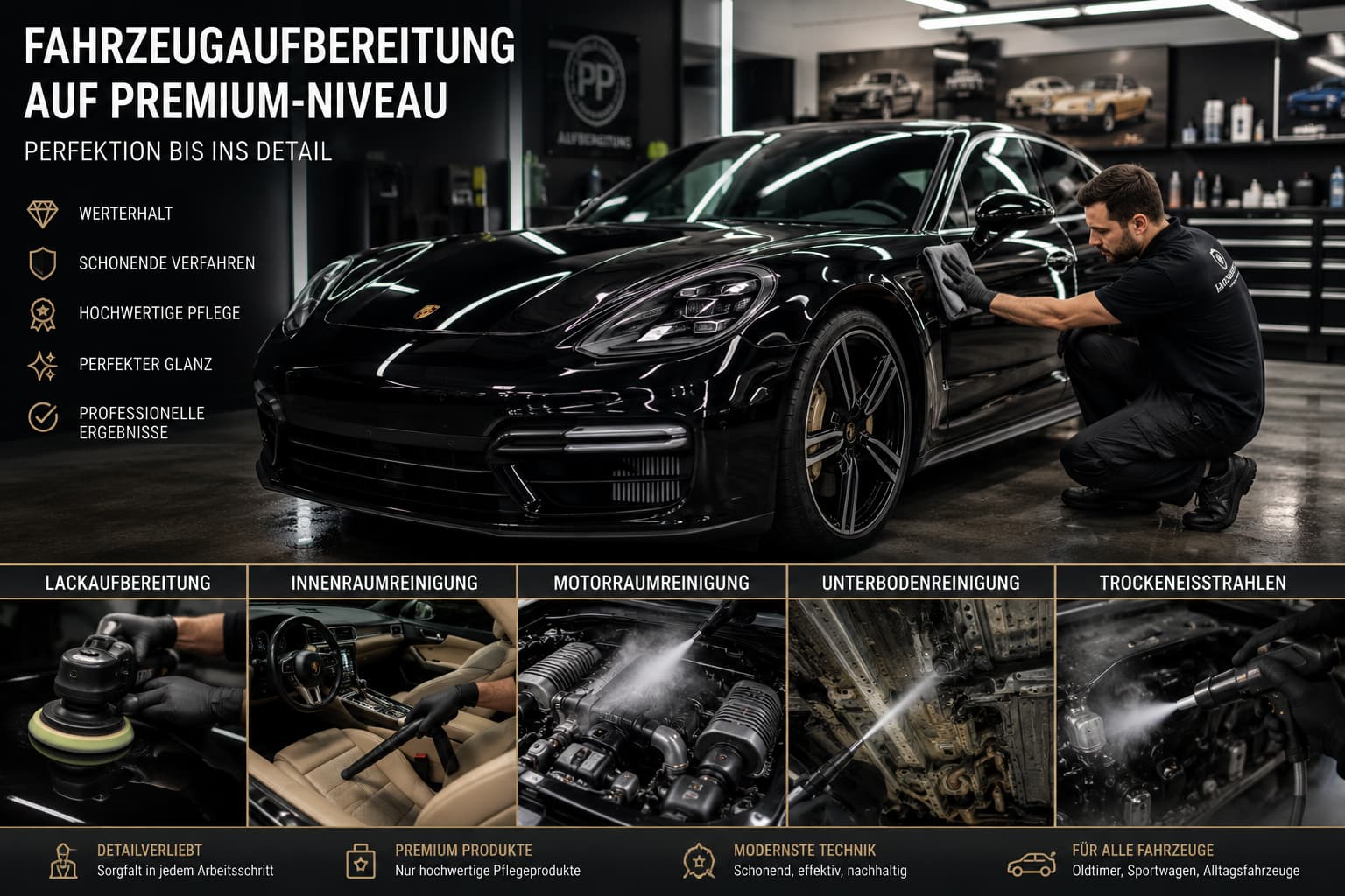Fahrzeugaufbereitung auf Premium-Niveau